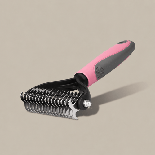 Double-Sided Deshedding Rake - Schnauzer House